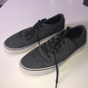 Grey textured Vans sneakers